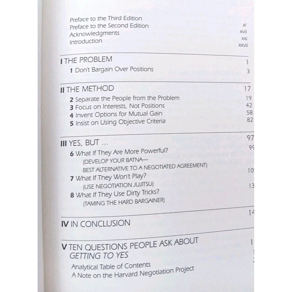 Getting‎ to Yes Negotiating Agreement Without Giving In Fisher Ury Patton 2011